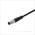 M5 female 3pin 4pins round plug DIN cable